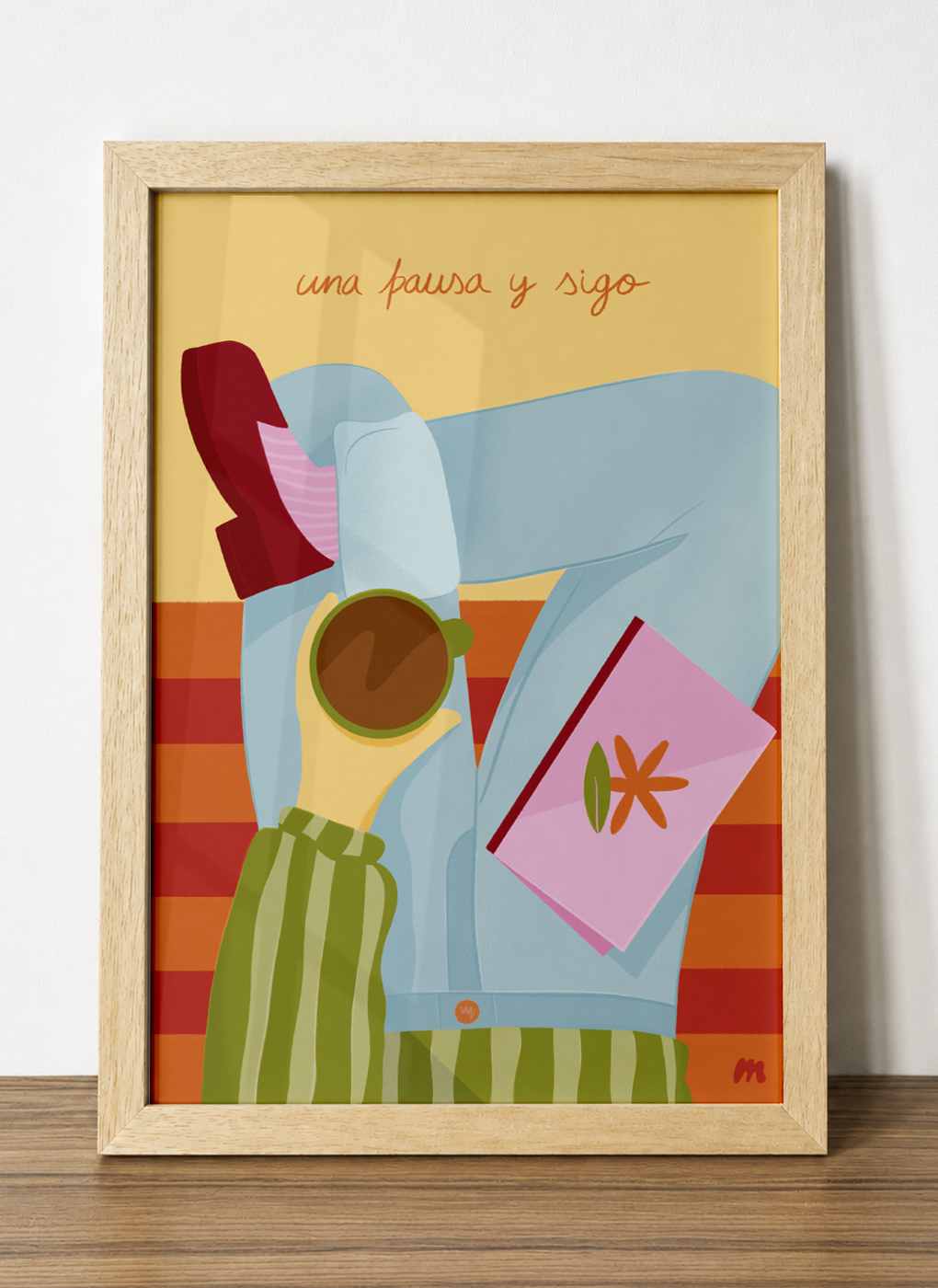 Print Gu&iacute;a de caf&eacute; en tama&ntilde;o 30x40 cm